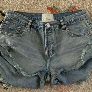 SOLD One Teaspoon Jean Shorts